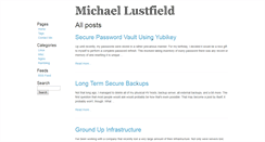 Desktop Screenshot of michael.lustfield.net